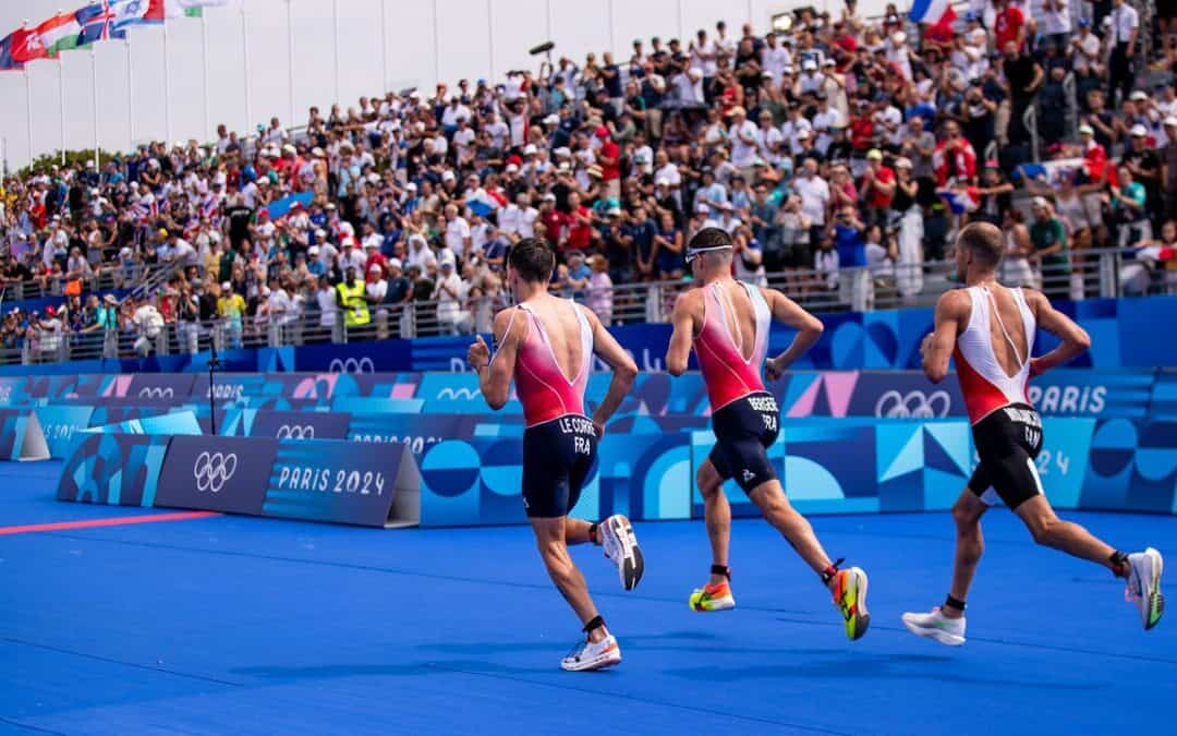 Tyler Mislawchuk gives his all at the Paris Olympic Event